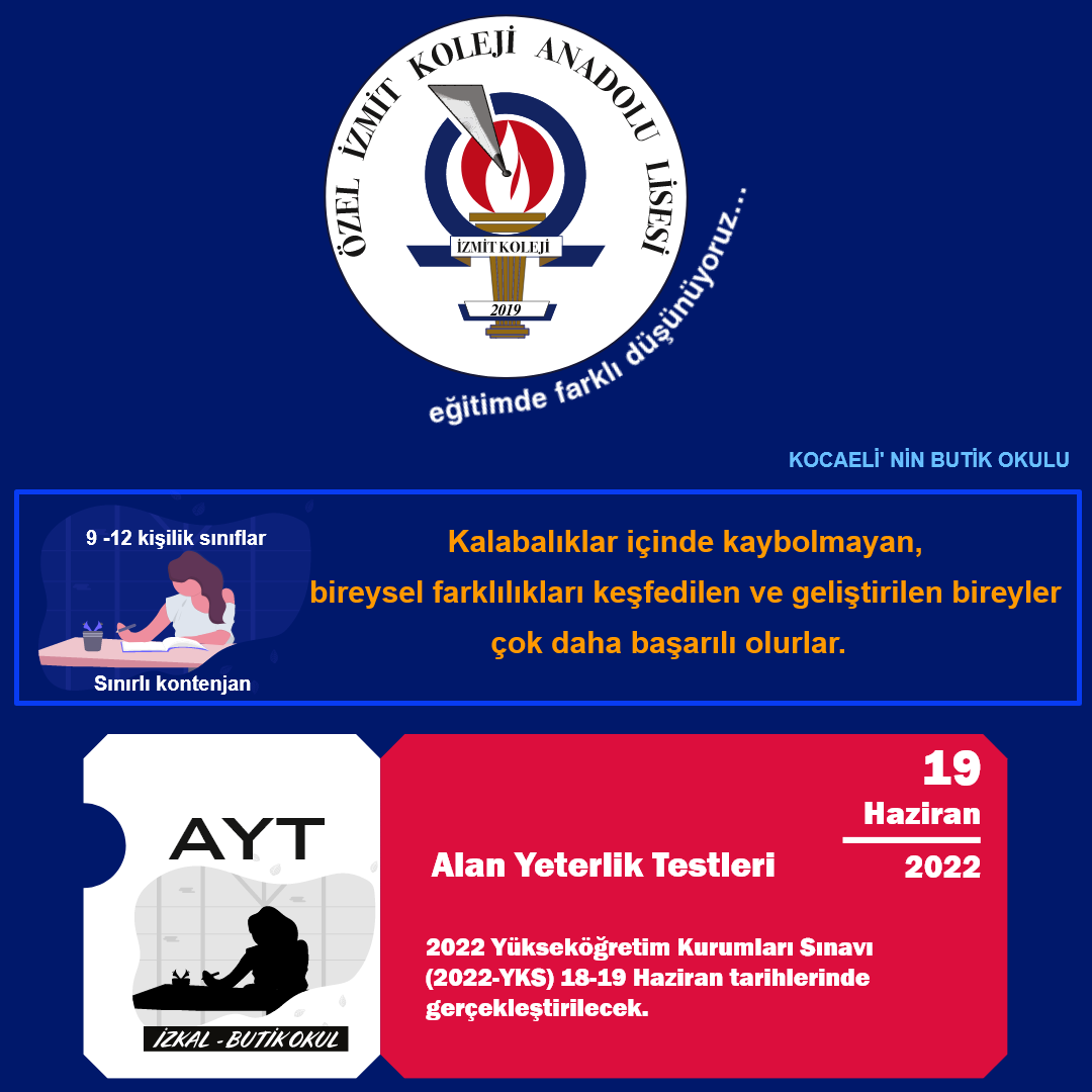2022 Sınav Tarihleri (AYT)
