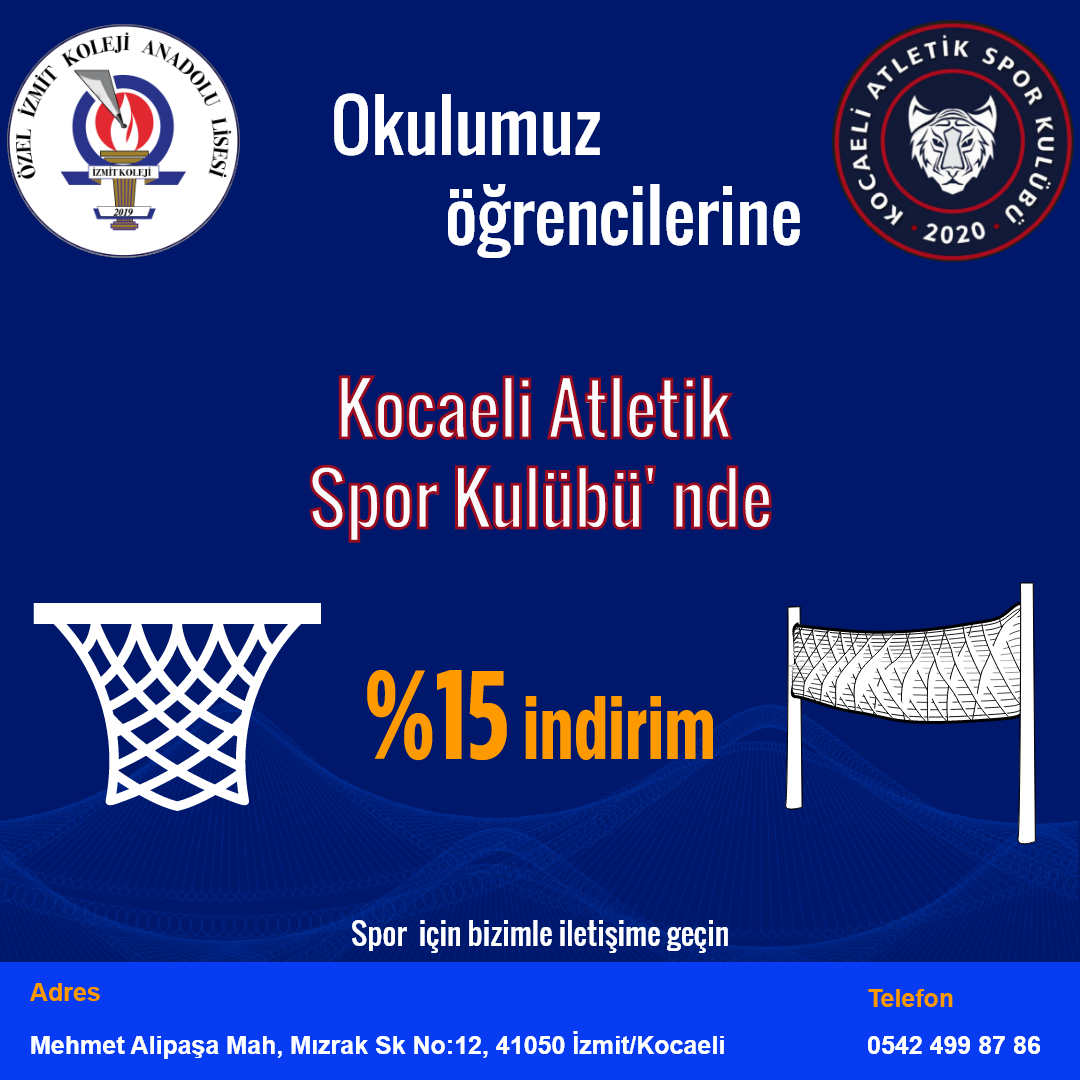Spor için bizimle iletişime geçin
