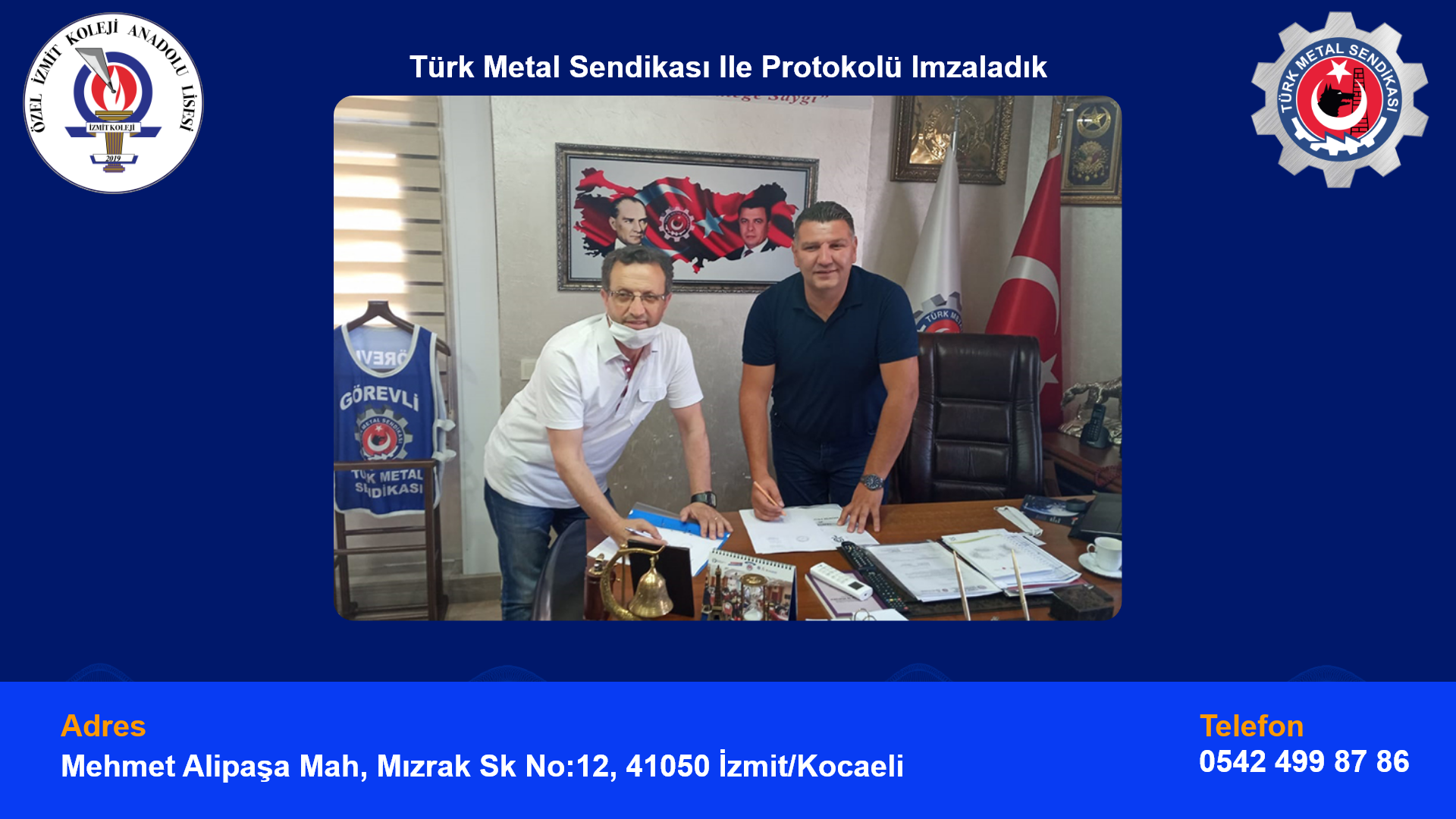 Türk Metal Sendikası ile protokolü imzaladık